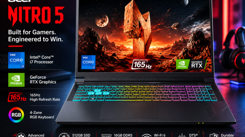 Acer Nitro 5 AN516-74G1 Review 2026: i7-14650HX + RTX 5050 Gaming Laptop