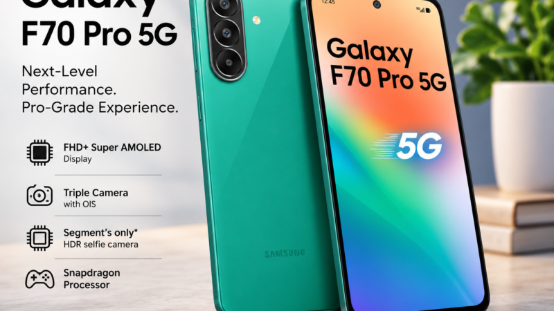 Samsung Galaxy F70 Pro 5G Review 2026: Price, Specs & Camera Test